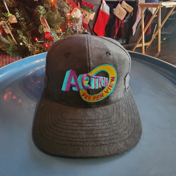Vintage Action Pay Per View Snapback Hat - Picture 1 of 7